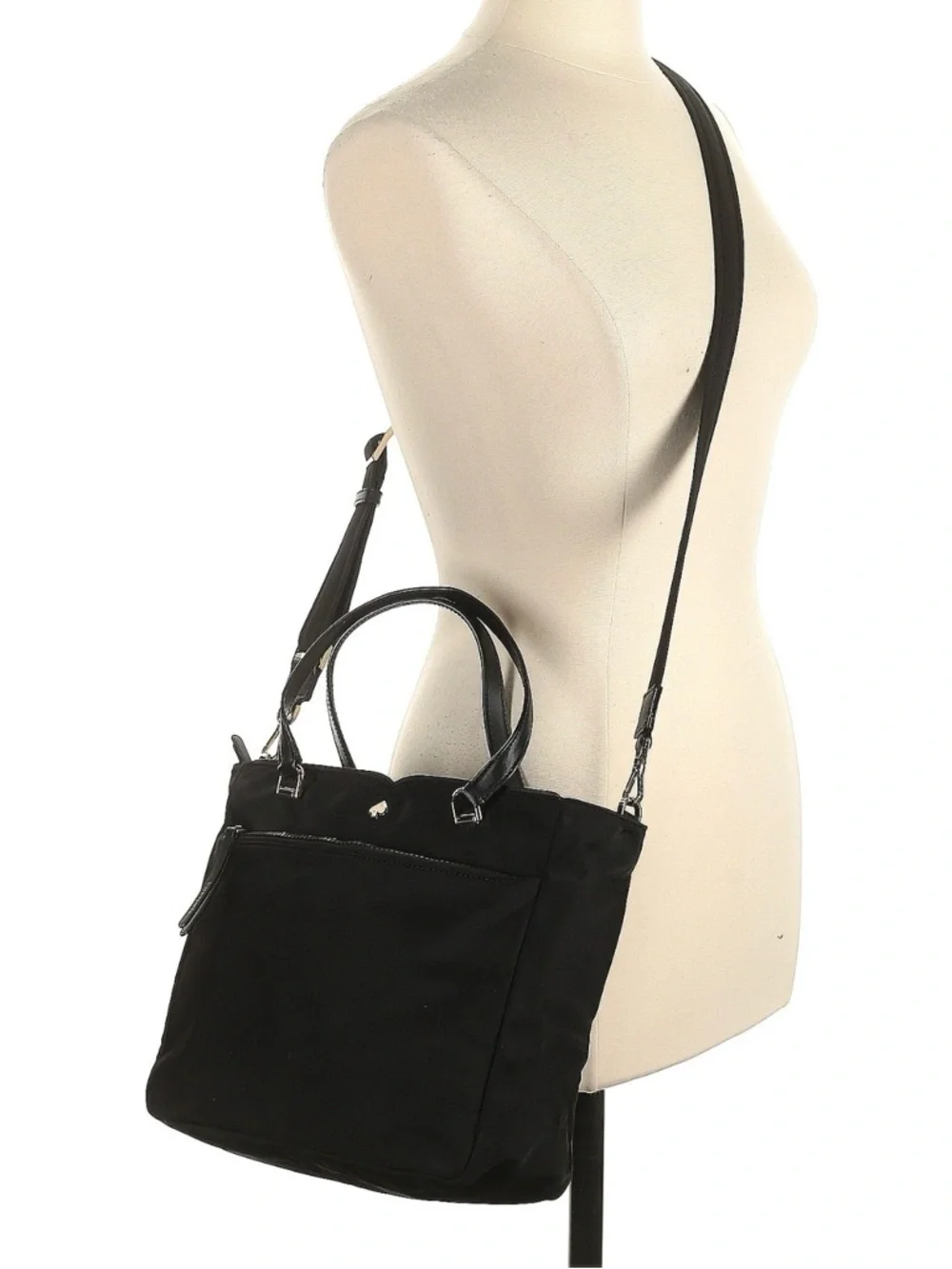 Kate Spade Black nylon Crossbody / Tote Bag